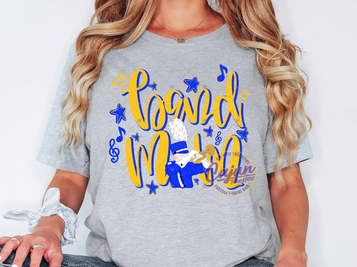 Band Mom - Royal Blue & Yellow Gold