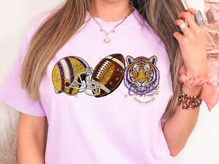 Tigers Sequins Trio