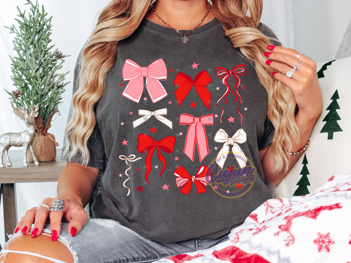 Red & Pink Bow Coquette