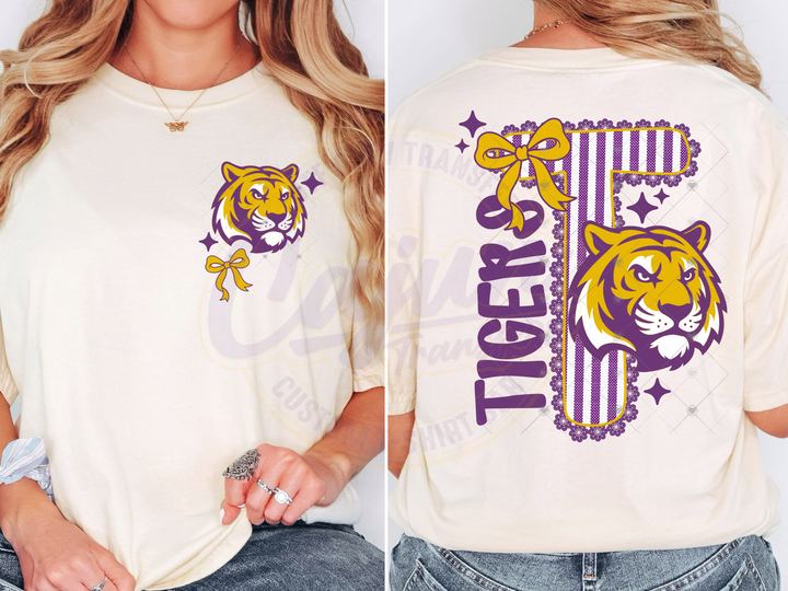 Tigers Seersucker Football