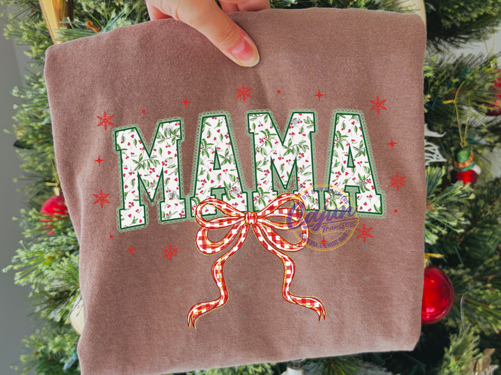 Mama Mistletoe Bow