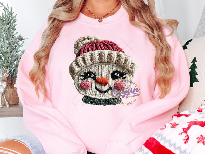 Snowman Faux Yarn