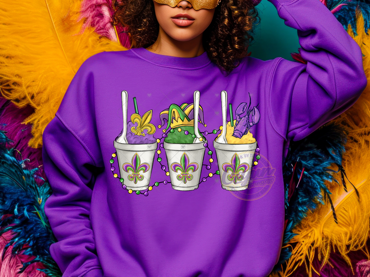 Mardi Gras Snowballs