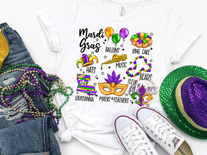 Mardi Gras Collage