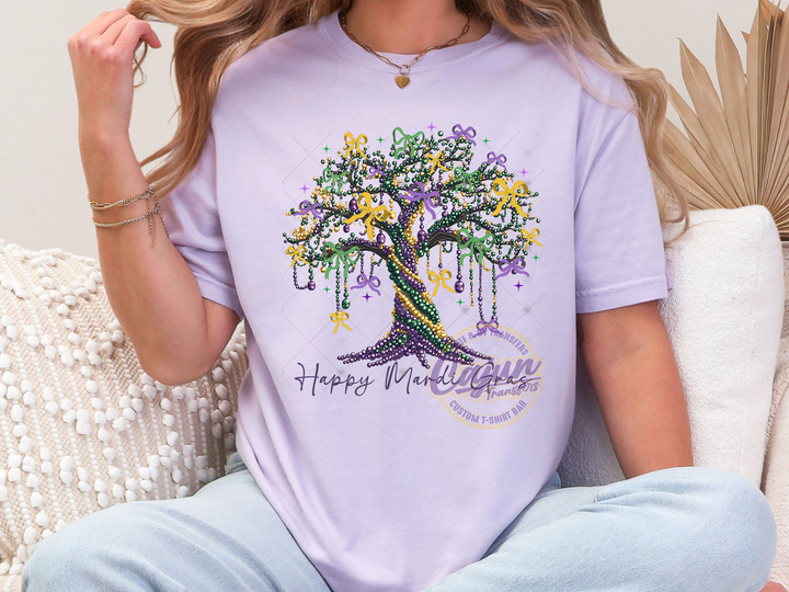 Mardi Gras Tree w/ Bows