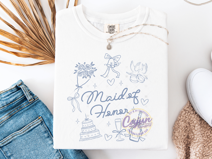 Maid of Honor Collage - Blue