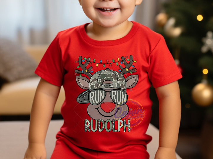Boy Reindeer Camo Hat