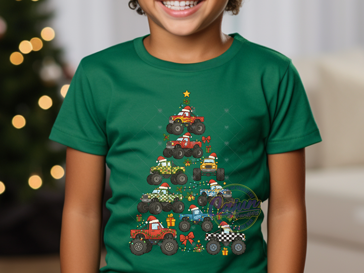 Monster Truck Christmas Tree