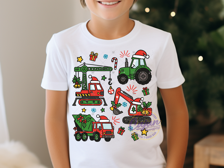 Christmas Construction Truck