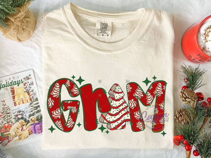 Christmas Tree Cake Gram