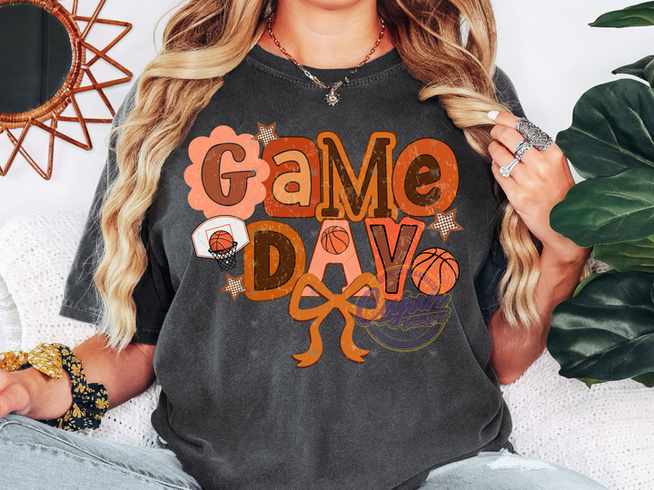 Game Day Basketball Bow