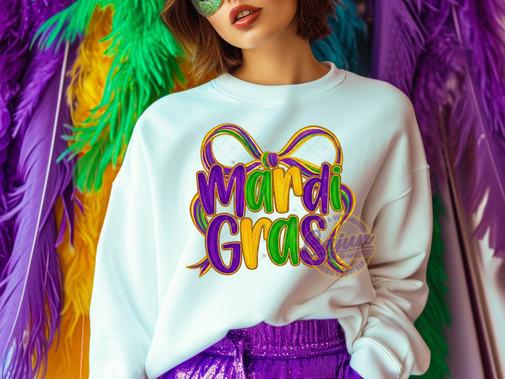 Mardi Gras Bow