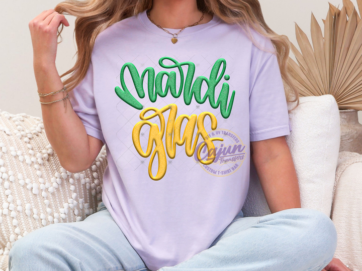 Mardi Gras Faux Puff