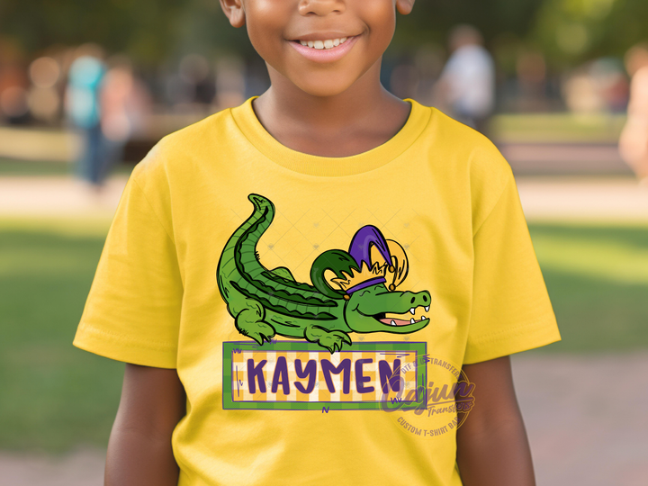 Mardi Gras Alligator Personalized