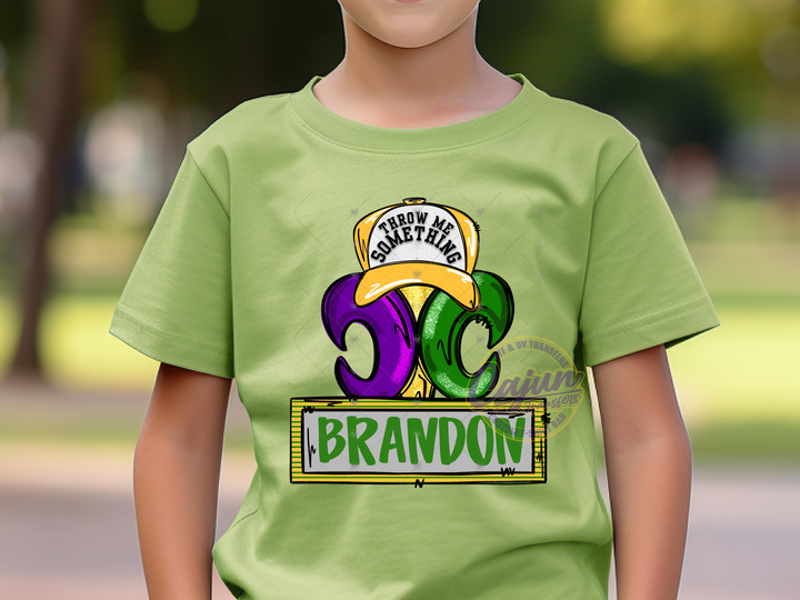 Mardi Gras Hat Personalized