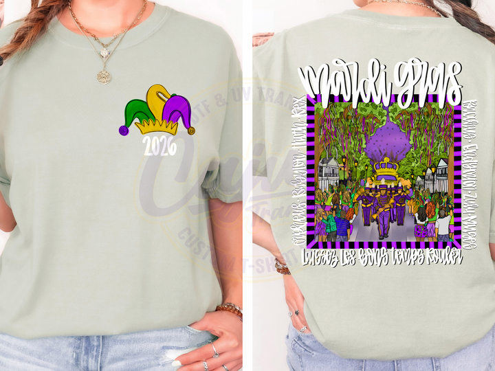 Mardi Gras Parade White