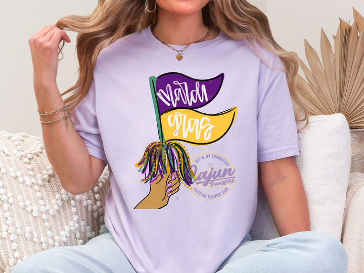 Mardi Gras Flag