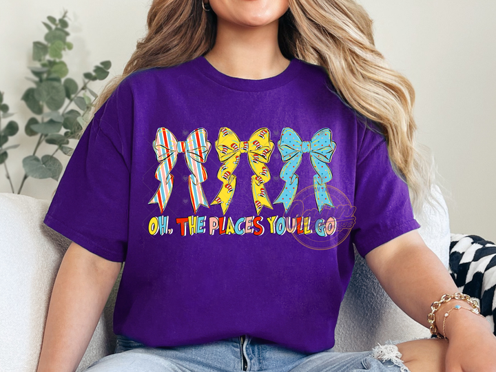 Oh The Places you'll go Bow