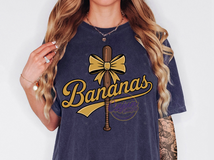 Bananas Bat w/ Bow