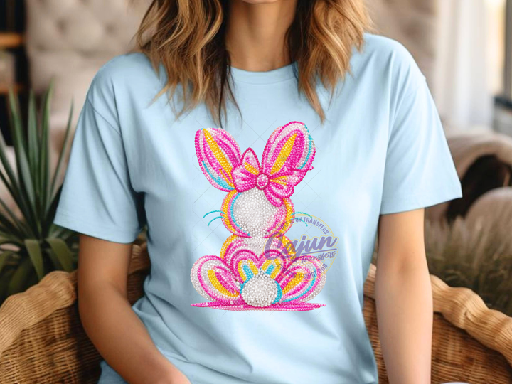 Easter Bunny Faux Rhinestones