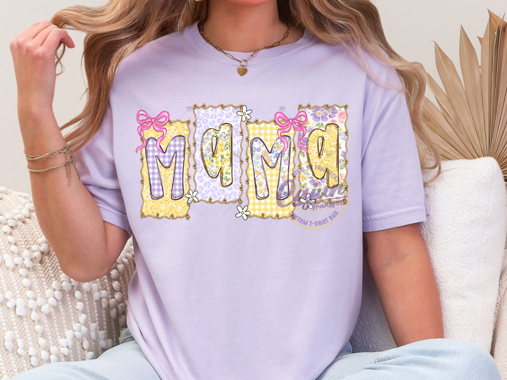 Floral Quilt Patches Mama
