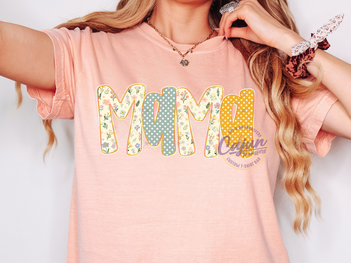 Floral Pok-a-dot Mama
