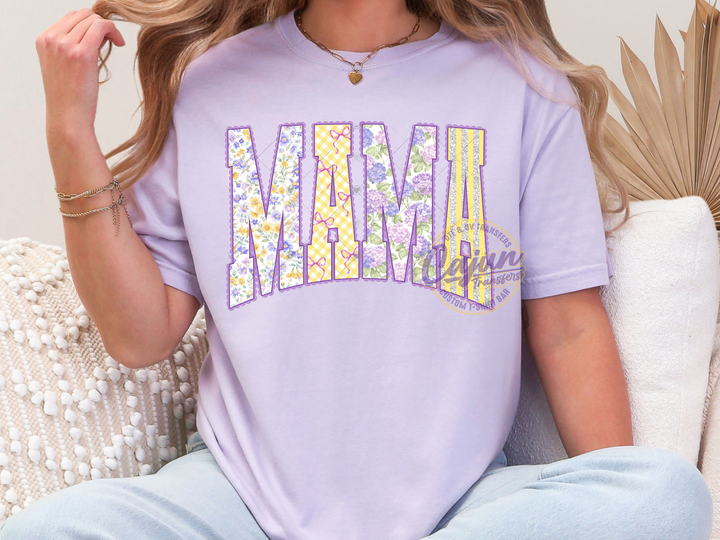 Purple Floral Lace Mama
