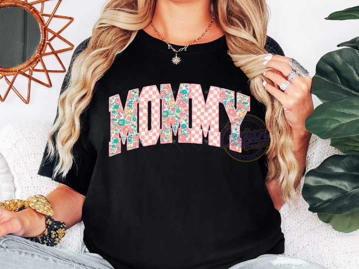Pink Floral Lace Mommy