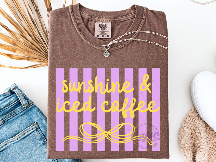 Sunshine & Iced Coffee - Purple