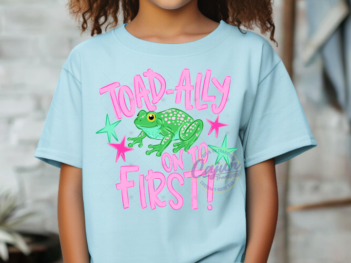 Toad-Ally on to First