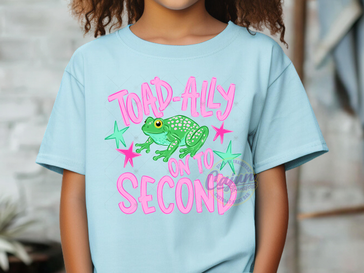 Toad-Ally on to Second