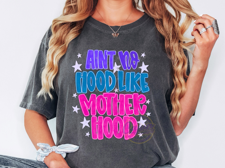 Ain't no Hood like Motherhood - Blue & Pink