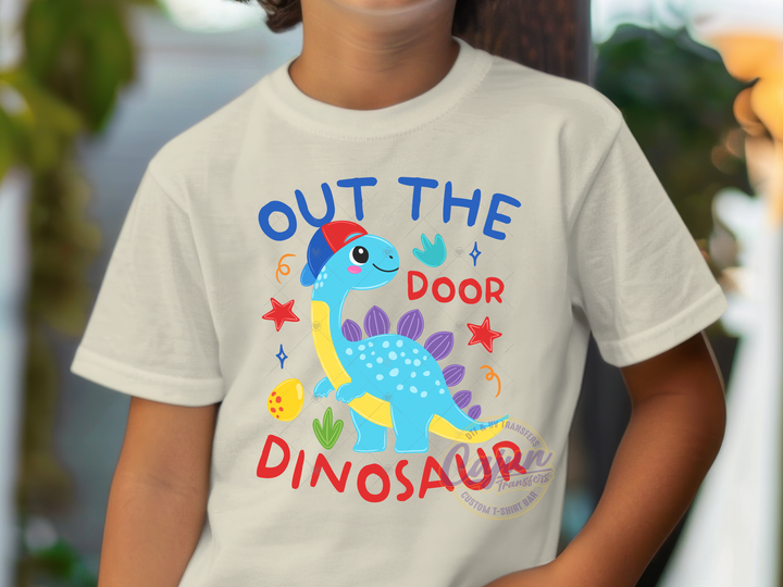 Out the Door Dinosaur - Boy