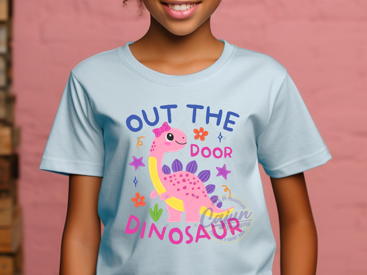 Out the Door Dinosaur - Girl