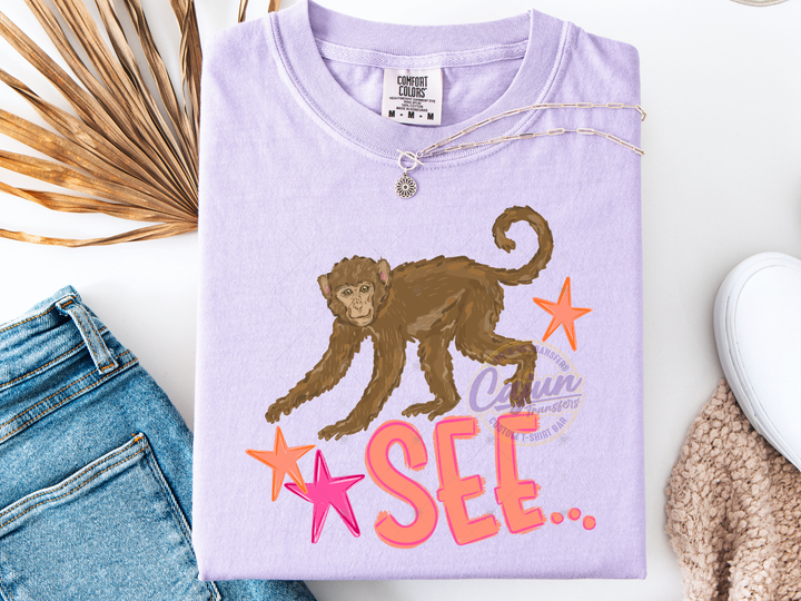 Monkey See - Pink