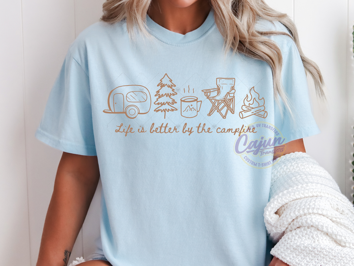 Life is Better by the Campfire - Brown