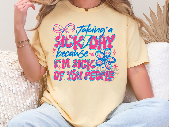 Sick of you People