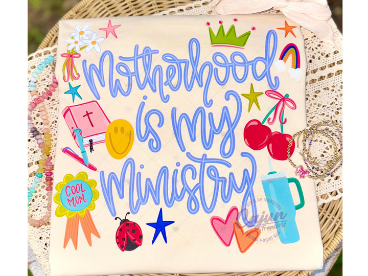 Motherhood is my Ministry - Purple