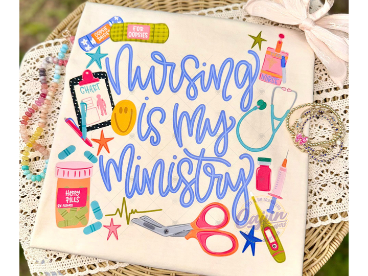 Nursing is my Ministry - Blue