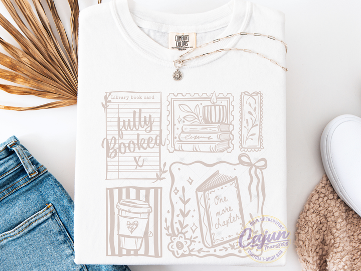 Book Postage Stamp - Cream