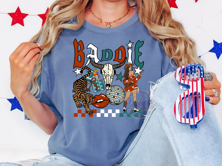 Patriotic Baddie w/ Tiger