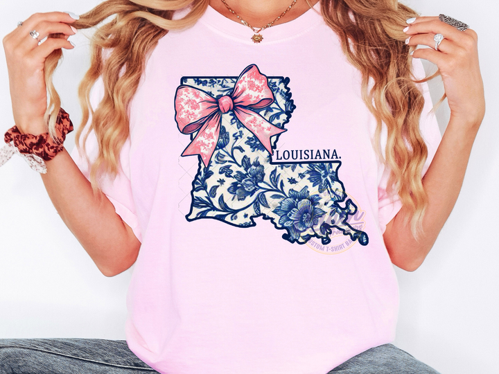 Louisiana Blue Floral