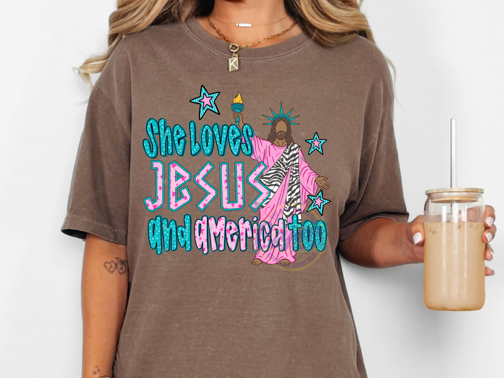Loves Jesus & America too