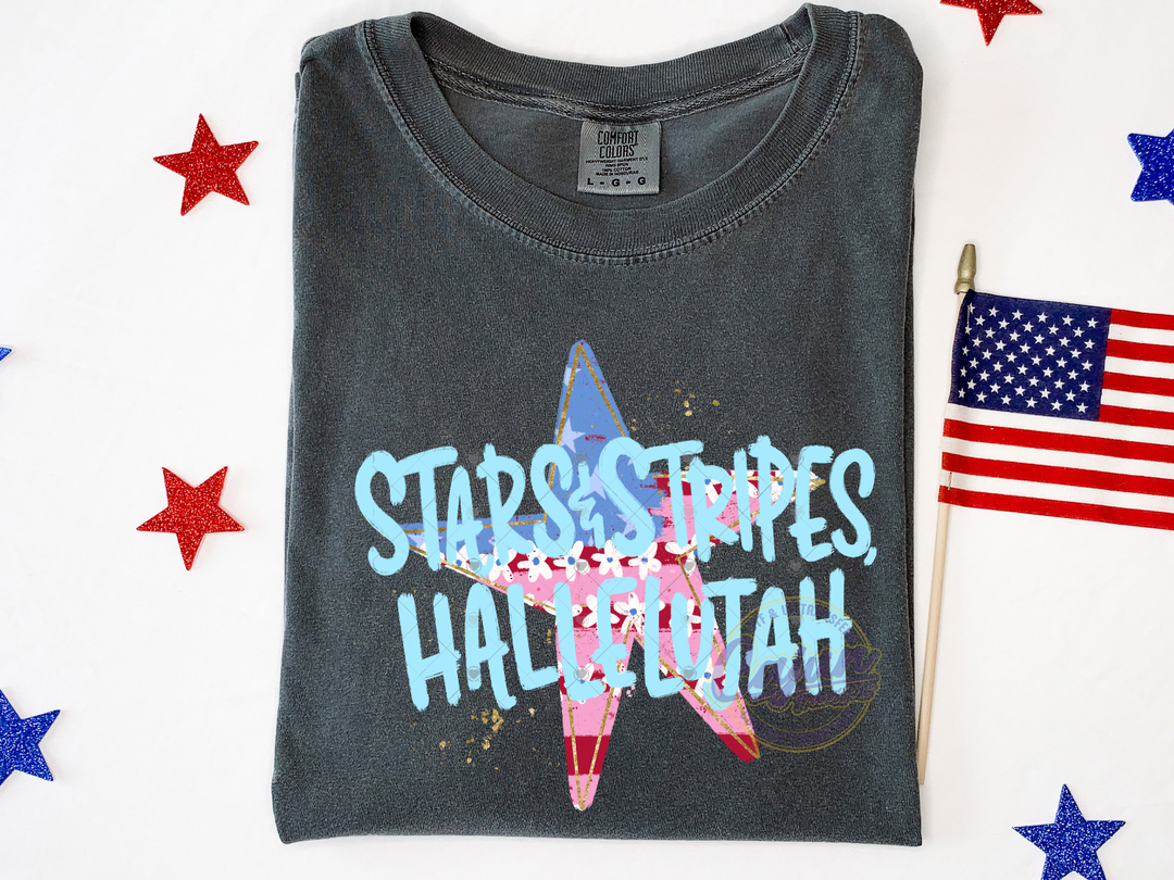 Stars & Stripes, Hallelujah - Light Blue
