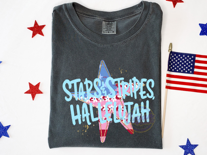 Stars & Stripes, Hallelujah - Light Blue