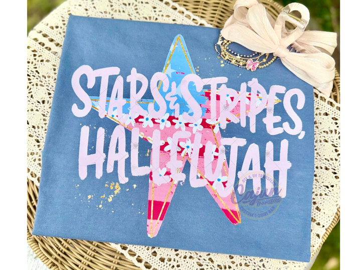 Stars & Stripes, Hallelujah - White