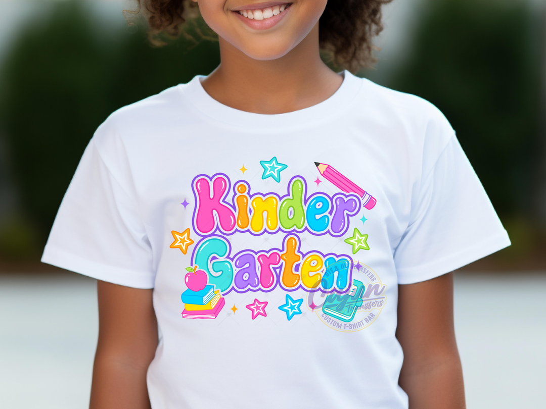 Bubble Letter Kindergarten