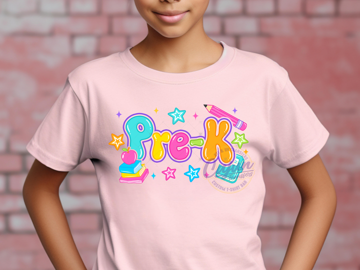 Bubble Letter Pre-K