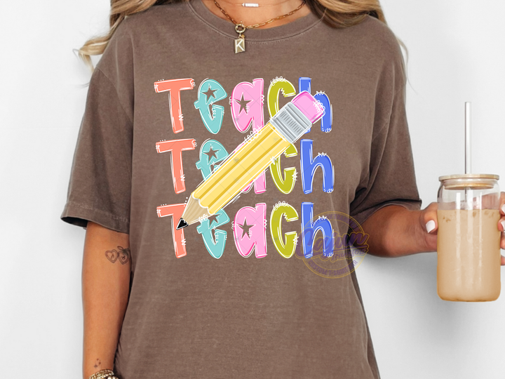 Teach Stacked Pencils