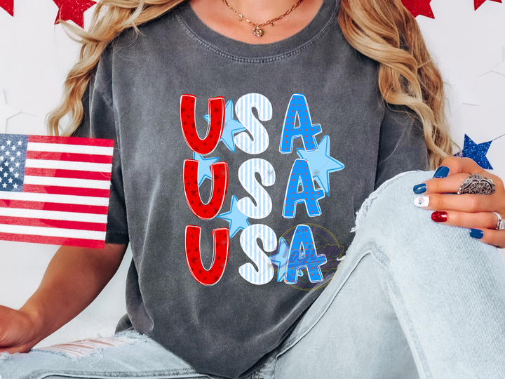 USA Stacked